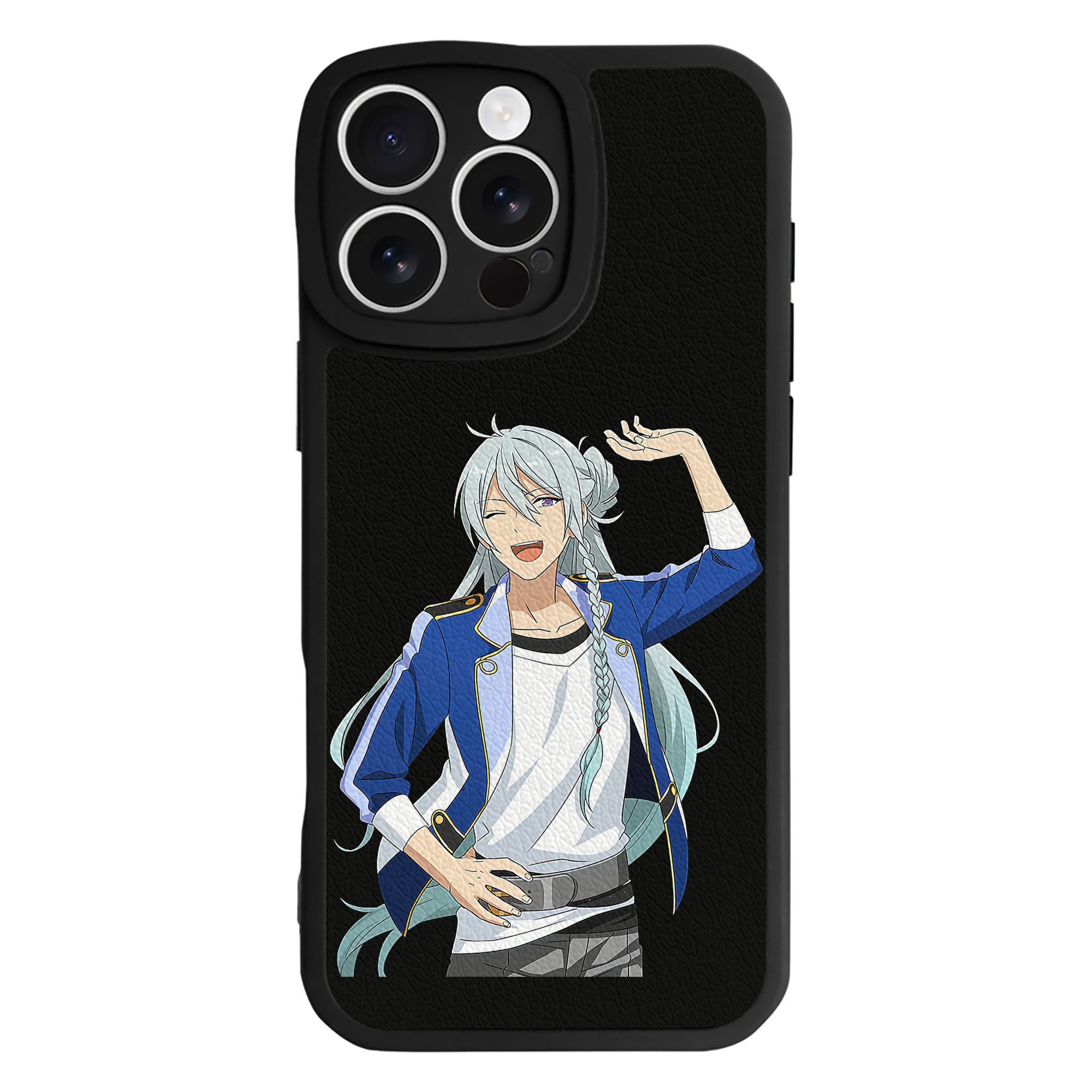（画像用） あんさんぶるスターズ! Ensemble Stars 【iPhone 16シリーズ対応】シリコンスマホケース（レザー調） 材質：シリコン